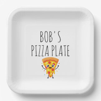 Papel Plato de pizza personalizado