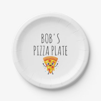Papel Plato de pizza personalizado