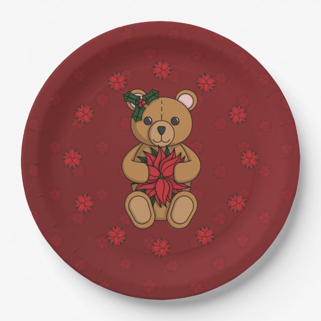 Papel Plato de regalo de Teddy (Anverso)