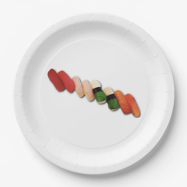 Papel Plato de Sushi Nigiri (Anverso)