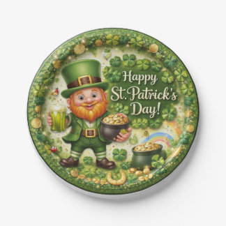 Papel Plato del Día de San Patricio