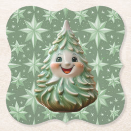 Papel Posavasos de árbol de cerámica