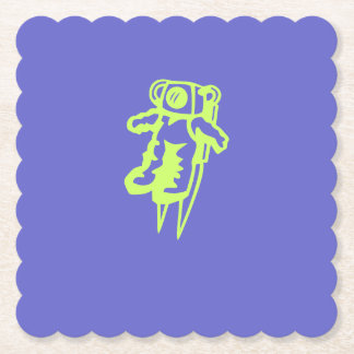 Papel Posavasos de astronauta