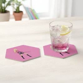 Papel Posavasos de Barbie