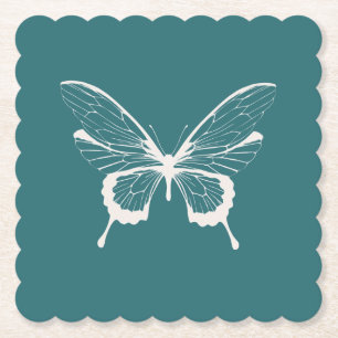 Papel Posavasos de Mariposa