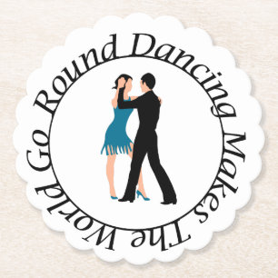 Papel Posavasos para el bailarín de danza circular
