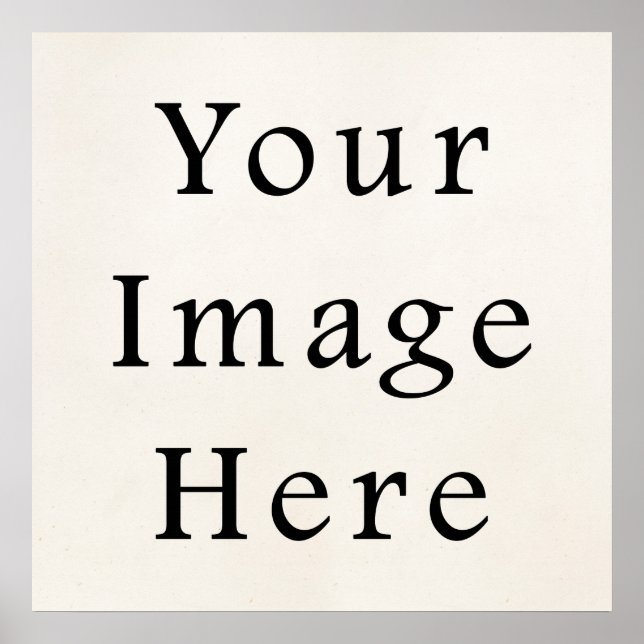 Papel Poster personalizado de 24x24 Posters cuadra (Frente)