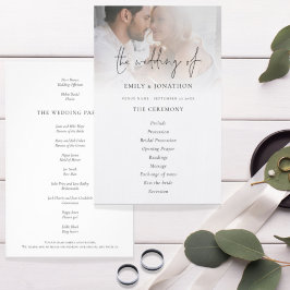 PAPEL | Programa Script Photo Black White Wedding