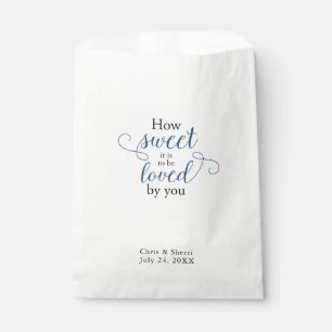 Papel Qué Dulce Es La Bolsa De Trato Favor De La Boda