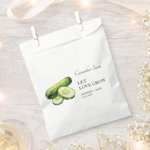 Papel Que el amor crezca Bolsa De Favor De La Boda De