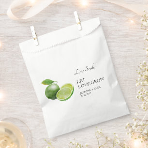 Papel Que el amor crezca   Bolsa de Favor de la Boda de 