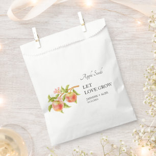 Papel Que el amor crezca   Bolsa favorita de la boda de 