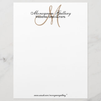 Papel reciclado con membrete elegante de logotipo