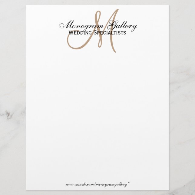 Papel reciclado con membrete elegante de logotipo  (Anverso)