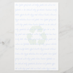 Papel reciclado reutilizado