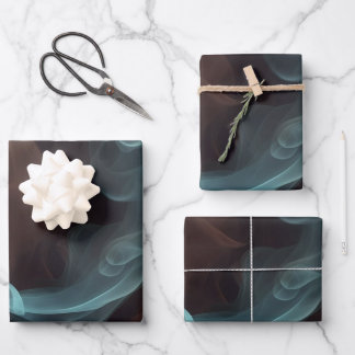 papel regalo en diseño de humo