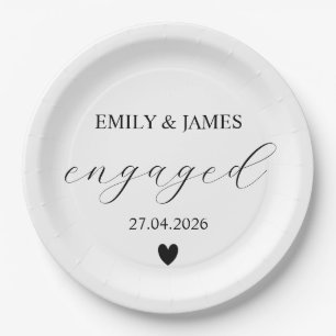 Papel Regalos de boda para pareja, plato personalizado