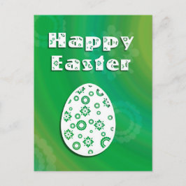 Papel retro moderno de huevo de Pascua Postales de