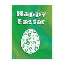 Papel retro moderno de huevo de Pascua Postales de