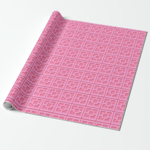 Papel retro rosado de envolvimiento