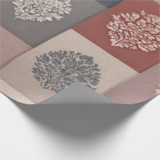 Papel rústico de envolvimiento botánico | Bloque D