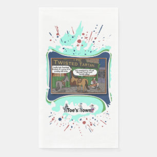 Papel Saddle Up Servilleta para Invitados de Graduació