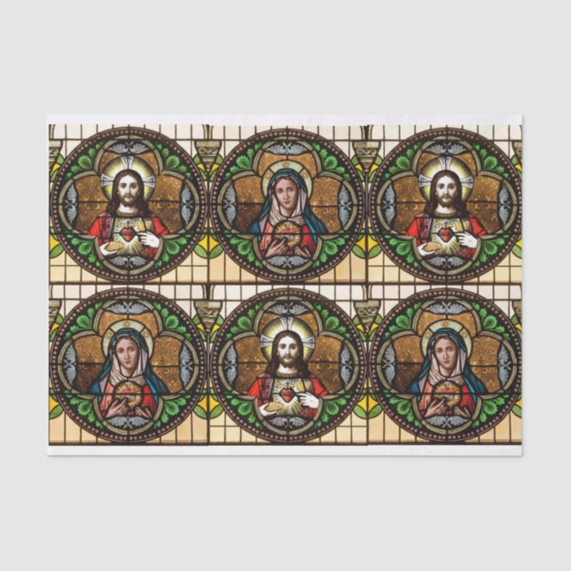 Papel sagrado del corazón/tejido cardíaco inmacula (Anverso)