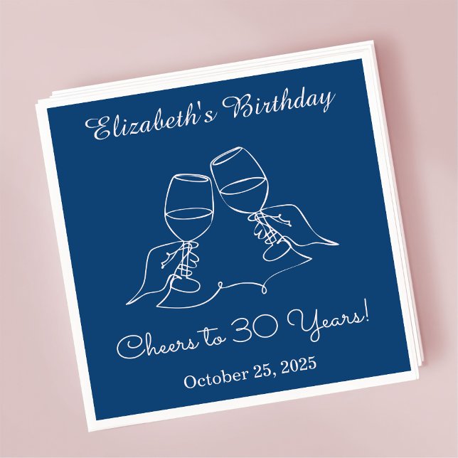 Papel Saludos modernos azules y rosas a la servilleta de (Subido por el creador)