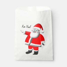 Papel Santa "¡Por ti!" Bolsa de tratamiento