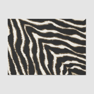 Papel seda adaptable del estampado de zebra