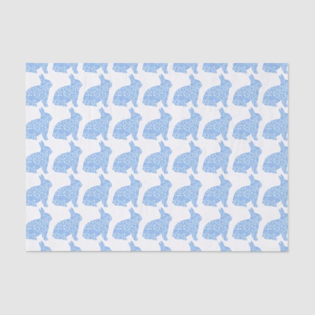 Papel seda azul del envoltorio para regalos del (Anverso)