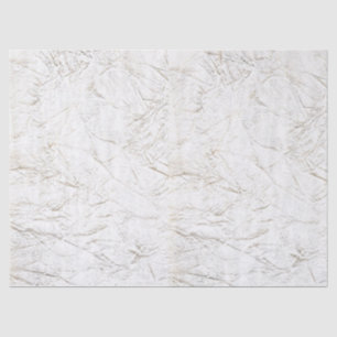 Papel seda blanco antiguo arrugado del pergamino