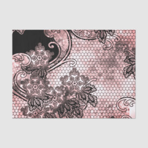 PAPEL SEDA BLANCO CON DISEÑO DEL CORDÓN