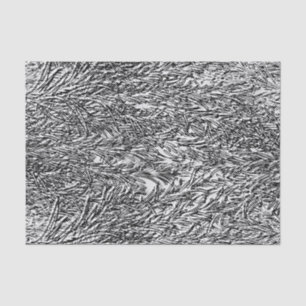 Papel seda blanco y negro de la impresión floral 1