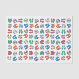 Papel seda brillante del flip-flop