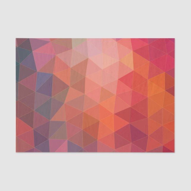 Papel seda colorido del arte del caleidoscopio (Anverso)