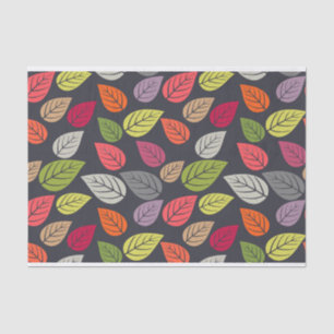 Papel seda colorido del modelo de la hoja