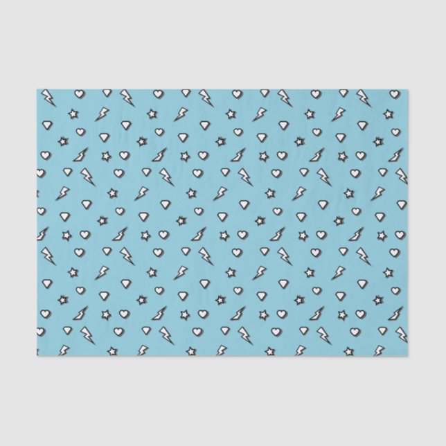 Papel seda cómico de la tarjeta del día de San (Anverso)