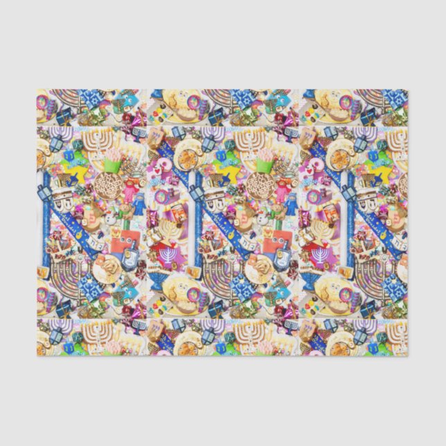 Papel seda de Chanukah (Anverso)