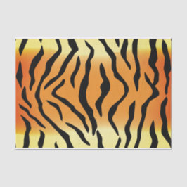 Papel seda de encargo de la raya del tigre