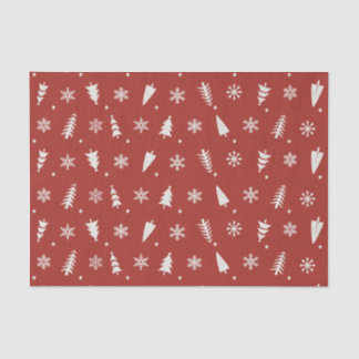 Papel seda de encargo del modelo del árbol de