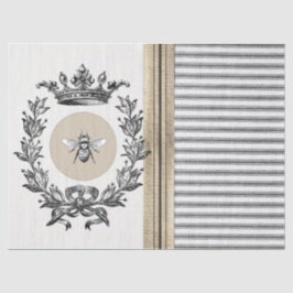 Papel seda de la abeja de la arpillera que hace