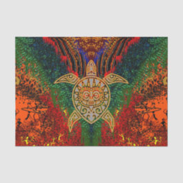 Papel seda de la adoración de la tortuga