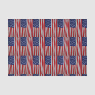 Papel seda de la bandera americana