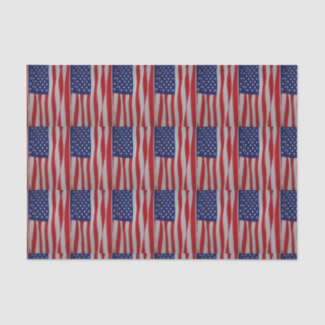 Papel seda de la bandera americana (Anverso)