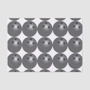 Papel seda de la bola de bolos