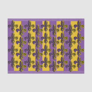 Papel seda de la flor de lis del tigre