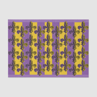 Papel seda de la flor de lis del tigre