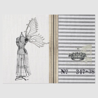 Papel seda de la hada de la forma del vestido de