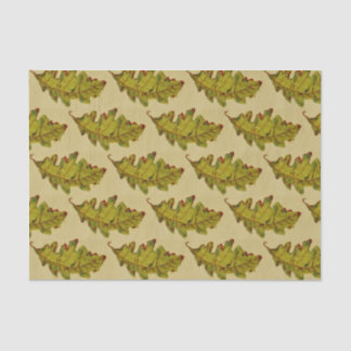 Papel seda de la hoja del roble